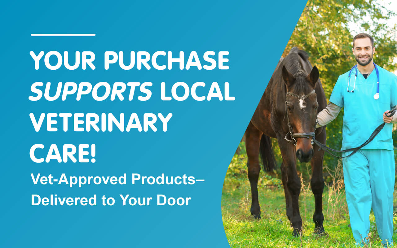 Your purchase supports local veterinary care! Vet-approved products delivered to your door